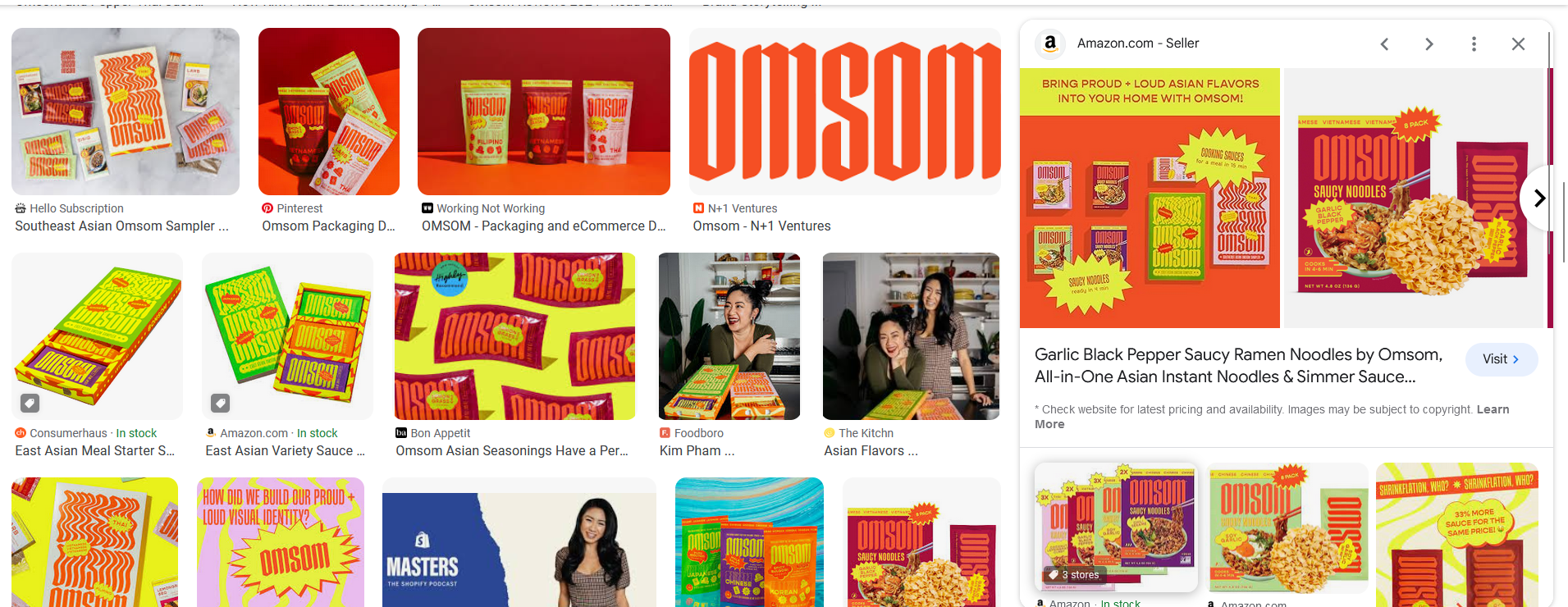 Omsom Authentic Marketing Example