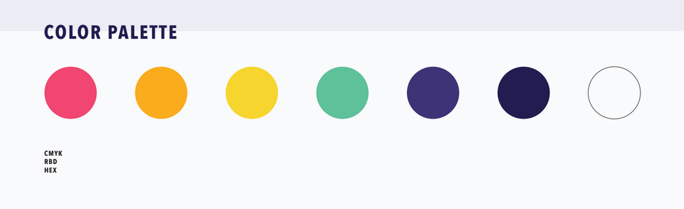assets in marketing Color palette example